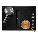JennAir 30 inch Electric Downdraft Cooktop with 4 Elements, Perimetric Extraction, DuraFinish Glass Protection, and Hot Surface Indicator Light, JED3430G*