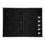 JennAir 30 inch Electric Downdraft Cooktop with 4 Elements, Perimetric Extraction, DuraFinish Glass Protection, and Hot Surface Indicator Light, JED3430G*