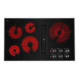JennAir 36 inch Electric Downdraft Cooktop with 5 Elements, Perimetric Extraction, 3 Fan Speeds, and Triple Choice Element, JED3536G*