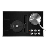 JennAir 36 inch Electric Downdraft Cooktop with 5 Elements, Perimetric Extraction, 3 Fan Speeds, and Triple Choice Element, JED3536G*