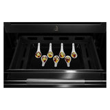 JennAir RISE 30 inch Electric Slide-In Range with 5 Elements, 6.8 cu. ft. Oven Capacity, Die-Cast Metal Knobs, Baking Drawer, Air Fry, AquaLift Self-Cleaning Technology, in Stainless Steel, JES1450ML