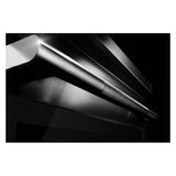 JennAir RISE 30 inch Electric Slide-In Range with 5 Elements, 6.8 cu. ft. Oven Capacity, Die-Cast Metal Knobs, Baking Drawer, Air Fry, AquaLift Self-Cleaning Technology, in Stainless Steel, JES1450ML