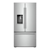 JennAir RISE 36 inch Smart French Door Counter Depth Refrigerator with 23.8 cu. ft. Capacity, and Obsidian Interior in Stainless Steel, JFFCC72EHL