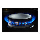 JennAir RISE 36 inch Gas Rangetop with 4 Sealed Brass Burners, Electronic Ignition Flame-Sensing Reignition, Chrome Infused Griddle in Stainless Steel, JGCP536HL