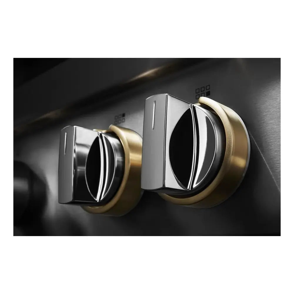 JennAir RISE 36 inch Gas Rangetop with 4 Sealed Burners, Dishwasher safe Cast Iron Grates, Electronic Ignition Flame-Sensing Reignition, Grill, in Stainless Steel, JGCP636HL