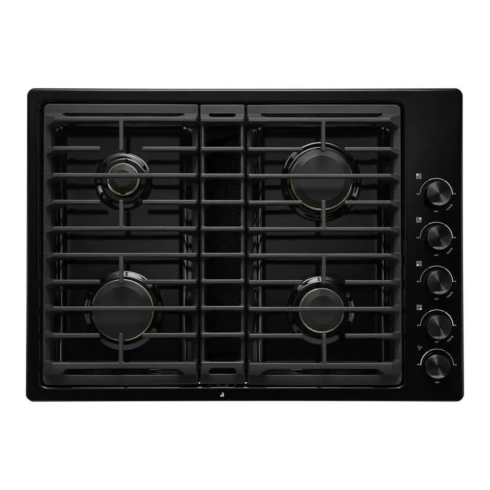 JennAir 30 inch Gas Downdraft Cooktop with 4 Sealed Burners, Knob Controls, 17000 BTU Ultra-High Output Burner, and Melt Cap, JGD3430G*