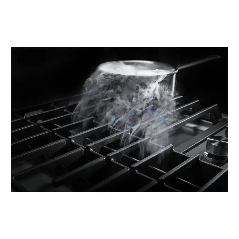 JennAir 36 inch Gas Downdraft Cooktop with 5 Sealed Burners, Knob Controls, 17000 BTU Ultra-High Output Burner, and Melt Cap, JGD3536G*