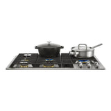 JennAir 36 inch Gas Downdraft Cooktop with 5 Sealed Burners, Knob Controls, 17000 BTU Ultra-High Output Burner, and Melt Cap, JGD3536G*