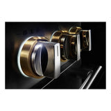 JennAir RISE 48 inch Professional Smart Gas Range with 6 Sealed Burners, Chrome-Infused Griddle, Dual Ovens, in Stainless Steel, JGRP548HL