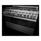 JennAir NOIR 48 inch Smart Gas Range with 6 Sealed Burners, Grill, 6.3 cu. ft. Total Oven Capacity, Remote Access, Halo-Effect Knobs, Dual-Fan True Convection, in Stainless Steel, JGRP648HM