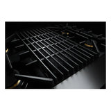 JennAir NOIR 48 inch Smart Gas Range with 6 Sealed Burners, Grill, 6.3 cu. ft. Total Oven Capacity, Remote Access, Halo-Effect Knobs, Dual-Fan True Convection, in Stainless Steel, JGRP648HM