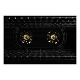 JennAir NOIR 48 inch Smart Gas Range with 6 Sealed Burners, Grill, 6.3 cu. ft. Total Oven Capacity, Remote Access, Halo-Effect Knobs, Dual-Fan True Convection, in Stainless Steel, JGRP648HM