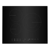 JennAir 24 inch Induction Cooktop with 3 Elements, Oblivion Glass Surface, Pan Detection, Power Boost, Kitchen Timer, ADA Compliant in Black, JIC4324KB