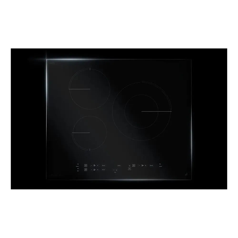 JennAir 24 inch Induction Cooktop with 3 Elements, Oblivion Glass Surface, Pan Detection, Power Boost, Kitchen Timer, ADA Compliant in Black, JIC4324KB