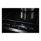 JennAir 24 inch Induction Cooktop with 3 Elements, Oblivion Glass Surface, Pan Detection, Power Boost, Kitchen Timer, ADA Compliant in Black, JIC4324KB