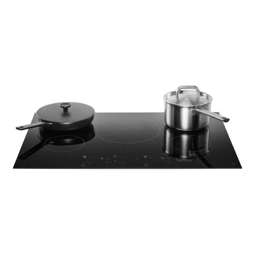 JennAir 36 inch Induction Cooktop with 5 Elements, Auto Sensor Cooking, Assisted Cooking, Emotive Controls, and Pan Detection, JIC4536K*