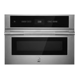 JennAir RISE 27 inch Built-In Microwave Oven with Speed-Cook, 1.4 cu. ft. Capacity, Sensor Cooking, 4.3 inch LCD Color Display, Stainless Interior in Stainless Steel, JMC2427LL