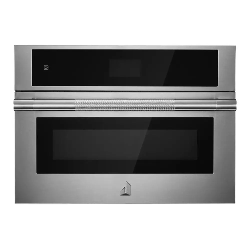 JennAir RISE 27 inch Built-In Microwave Oven with Speed-Cook, 1.4 cu. ft. Capacity, Sensor Cooking, 4.3 inch LCD Color Display, Stainless Interior in Stainless Steel, JMC2427LL