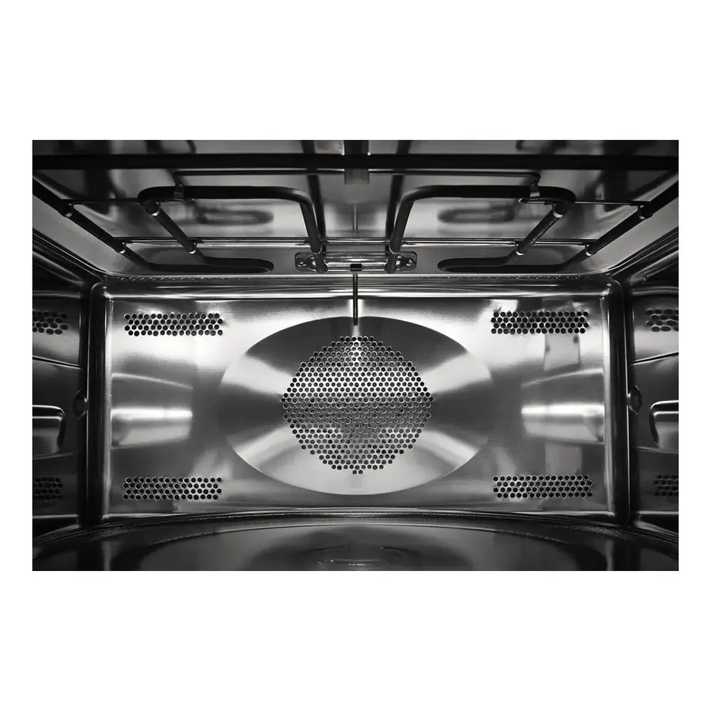 JennAir RISE 27 inch Built-In Microwave Oven with Speed-Cook, 1.4 cu. ft. Capacity, Sensor Cooking, 4.3 inch LCD Color Display, Stainless Interior in Stainless Steel, JMC2427LL