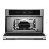 JennAir RISE 30 inch Built-In Microwave with Speed-Cook, 1.4 cu. ft. Capacity, Smooth Close Door and Sensor Cooking in Stainless Steel, JMC2430LL
