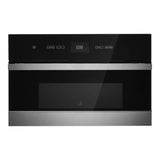 JennAir NOIR 30 inch Built-In Microwave with Speed-Cook, 1.4 cu. ft. Capacity, Smooth Close Door and Sensor Cooking in Floating Glass Black, JMC2430LM