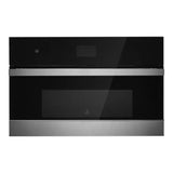 JennAir NOIR 30 inch Built-In Microwave with Speed-Cook, 1.4 cu. ft. Capacity, Smooth Close Door and Sensor Cooking in Floating Glass Black, JMC2430LM