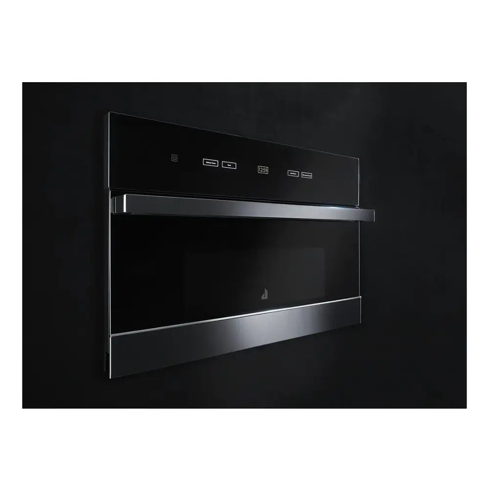 JennAir NOIR 30 inch Built-In Microwave with Speed-Cook, 1.4 cu. ft. Capacity, Smooth Close Door and Sensor Cooking in Floating Glass Black, JMC2430LM