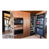 JennAir NOIR 24 inch Undercounter Drawer Microwave Oven with 1.2 cu. ft. Capacity, 950 Cooking Watts and One Touch Access in Floating Glass Black, JMDFS24HM