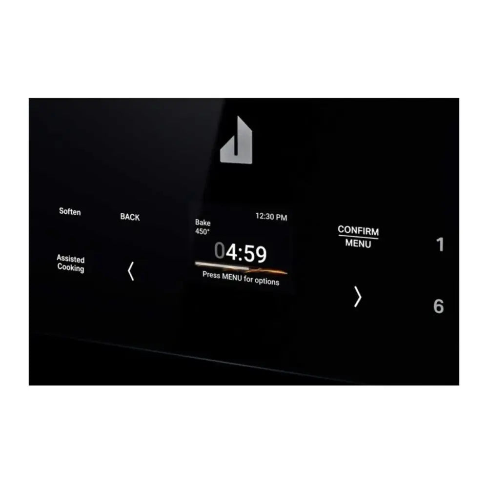 JennAir 30 inch Over the Range Microwave offers 1.1 cu. ft. Capacity, 400 CFM, Air Fry, in Floating Glass Black, JMHF730RBL