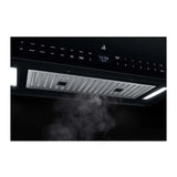 JennAir 30 inch Over the Range Microwave offers 1.1 cu. ft. Capacity, 400 CFM, Air Fry, in Floating Glass Black, JMHF730RBL