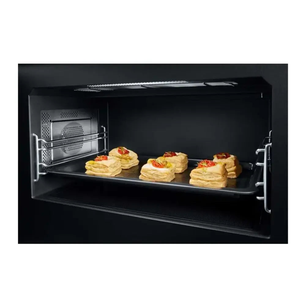 JennAir 30 inch Over the Range Microwave offers 1.1 cu. ft. Capacity, 400 CFM, Air Fry, in Floating Glass Black, JMHF730RBL