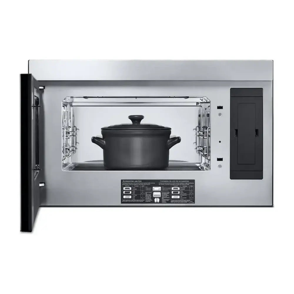 JennAir 30 inch Over the Range Microwave offers 1.1 cu. ft. Capacity, 400 CFM, 7-in-1 Oven, Air Fry in Stainless Steel, JMHF930RSS