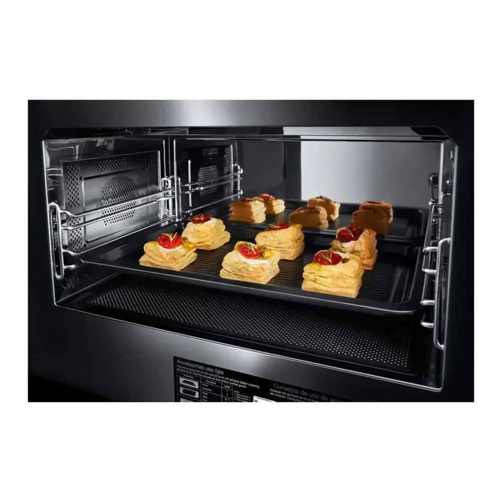 JennAir 30 inch Over the Range Microwave offers 1.1 cu. ft. Capacity, 400 CFM, 7-in-1 Oven, Air Fry in Stainless Steel, JMHF930RSS