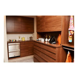 JennAir RISE 24 inch Double Drawer Refrigerator/Freezer with 4.7 cu. ft. Capacity, Obsidian Interior, LED Lighting in Stainless Steel, JUCFP242HL