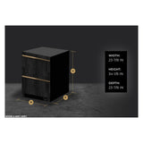 JennAir 24 inch Double Drawer Refrigerator with 4.7 cu. ft. Capacity, Obsidian Interior and Smooth Close Drawers in Panel Ready, JUDFP242HX