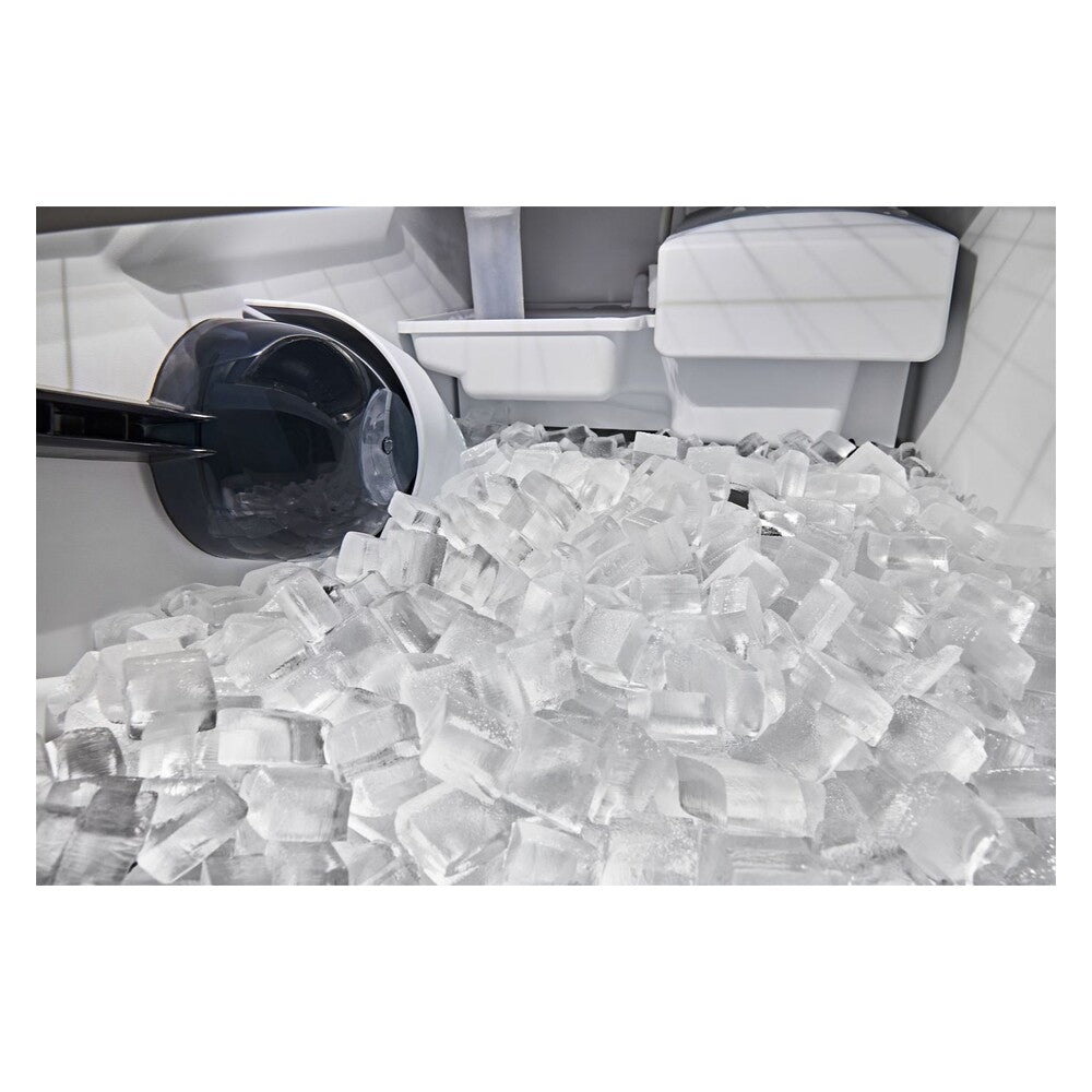 JennAir 15 inch Undercounter Ice Machine with Articulating Hinge, Drain Pump, Max Ice Option, 25 lb. Storage Capacity, in Panel Ready, JUIFX15HX