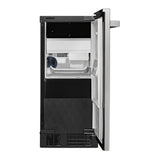 JennAir 15 inch Undercounter Ice Machine with Articulating Hinge, Drain Pump, Max Ice Option, 25 lb. Storage Capacity, in Panel Ready, JUIFX15HX