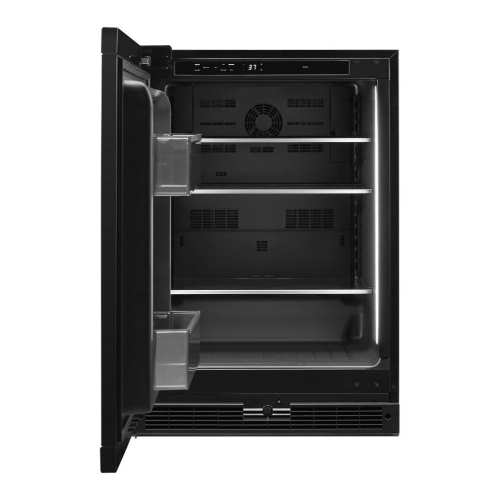 JennAir 24 inch Under Counter Refrigerator with 5 cu. ft. Capacity and Obsidian Interior in Panel Ready, JURF*242HX