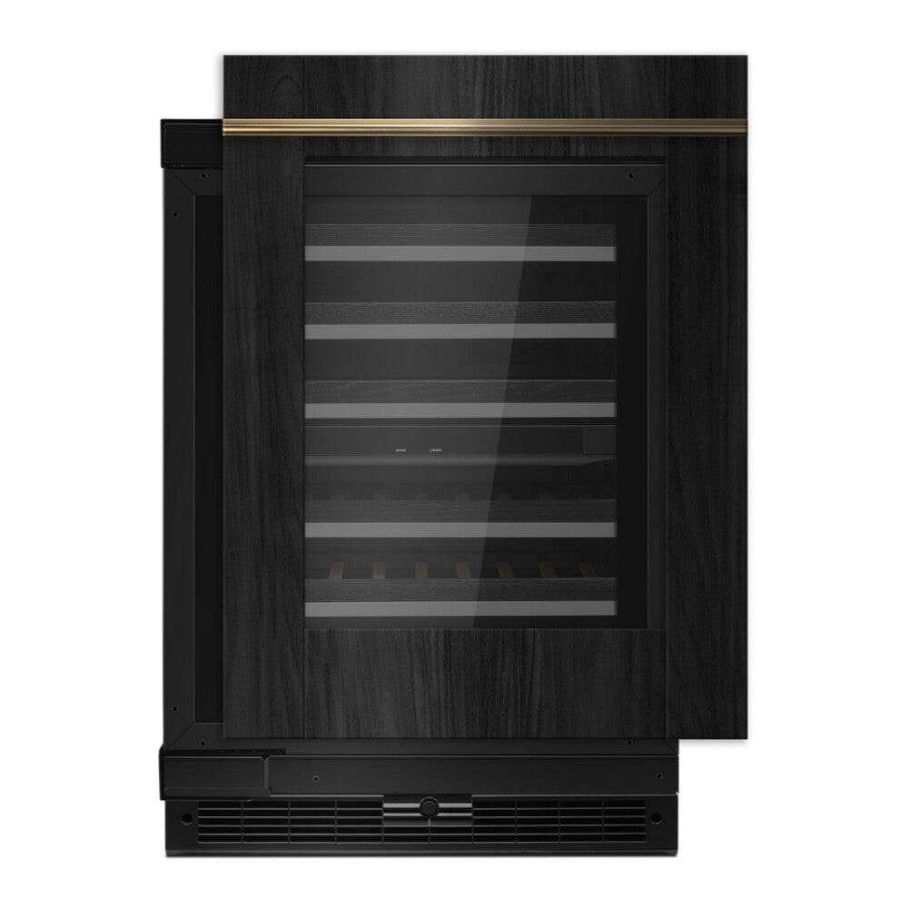 JennAir 24 inch Built-In Undercounter Wine Cellar with 45 Bottle Capacity, Independent Temperature Zones in Panel Ready, JUWF*242HX