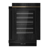 JennAir 24 inch Built-In Undercounter Wine Cellar with 45 Bottle Capacity, Independent Temperature Zones in Panel Ready, JUWF*242HX