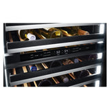 JennAir 24 inch Built-In Undercounter Wine Cellar with 45 Bottle Capacity, Independent Temperature Zones in Panel Ready, JUWF*242HX