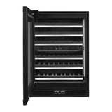 JennAir 24 inch Built-In Undercounter Wine Cellar with 45 Bottle Capacity, Independent Temperature Zones in Panel Ready, JUWF*242HX