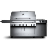 Kalamazoo K1000HS Freestanding Hybrid Fire Grill with Side Burner - K1000HS