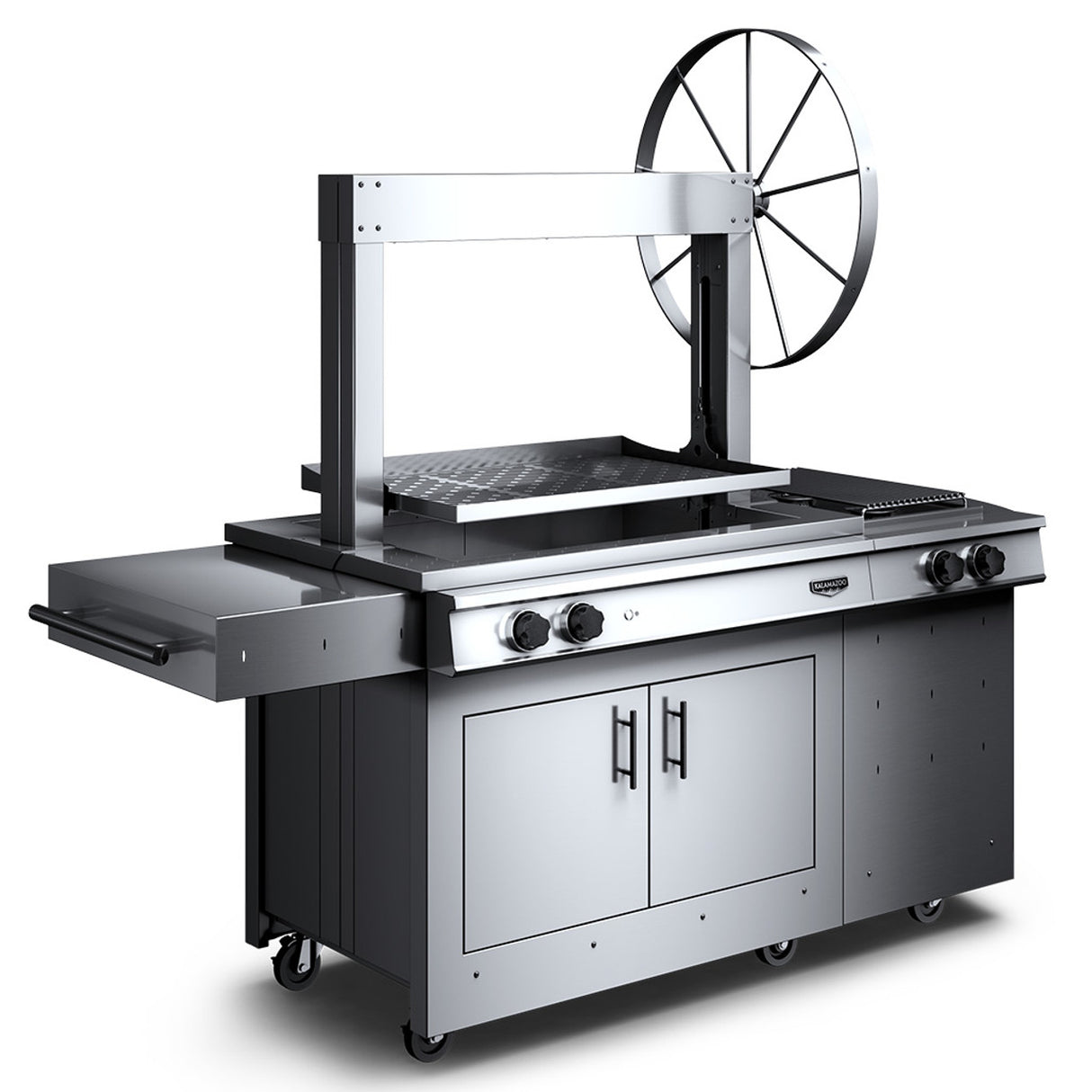 Kalamazoo K750GS Gaucho Freestanding Wood-Fired Grill with Side Burner