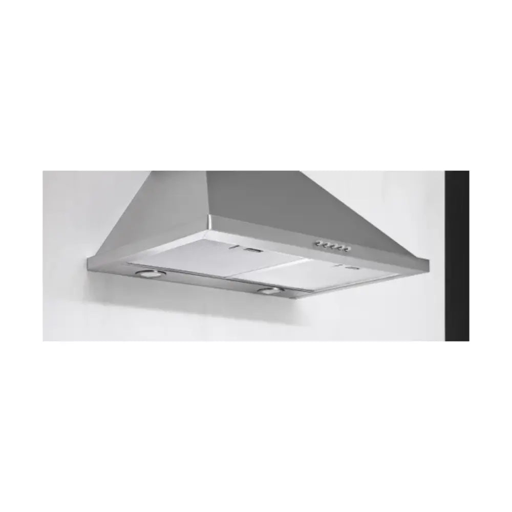 Bertazzoni 30 inch Professional Series Chimney Hood with 600 CFM, Aluminum Mesh Filters, LED Lighting and Push Button Controls in Stainless Steel - KCH30XV