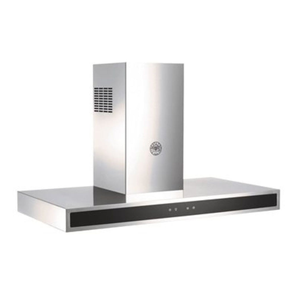 Bertazzoni 30 inch Professional Series Wall Mount Hood with Glass Front, 600 CFM, Digital Flow-Through Restrictor (Down to 300 CFM), LED Lighting, Aluminum Mesh Filters, in Stainless Steel - KG30X