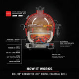 Kamado Joe Konnected Joe Digital WiFi Charcoal Grill & Smoker - KJ15041123