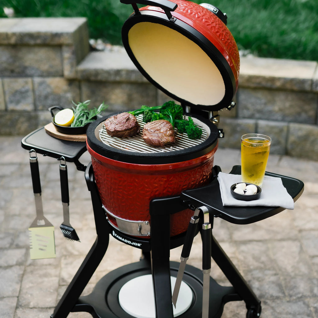 Kamado Joe Joe Jr Grill Cart with Folding Shelves - KJ15112524