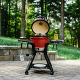 Kamado Joe Jr® Plus Short Cover and Cart with Side Shelves Bundle - KJ15040126