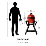 Kamado Joe Joe Jr Grill Cart with Folding Shelves - KJ15112524